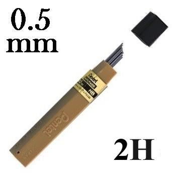 Mina Grafite Pentel 0.5mm 2H